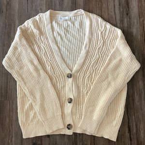 Women knitted cardigan size L